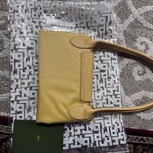 Yellow LongChamp Tote